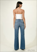 Light Blue Bootcut Jean - Long Length - 13May