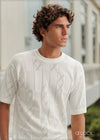 White Crew Neck Shirt - 261224