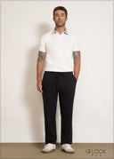Textured Comfort Trousers - 200526