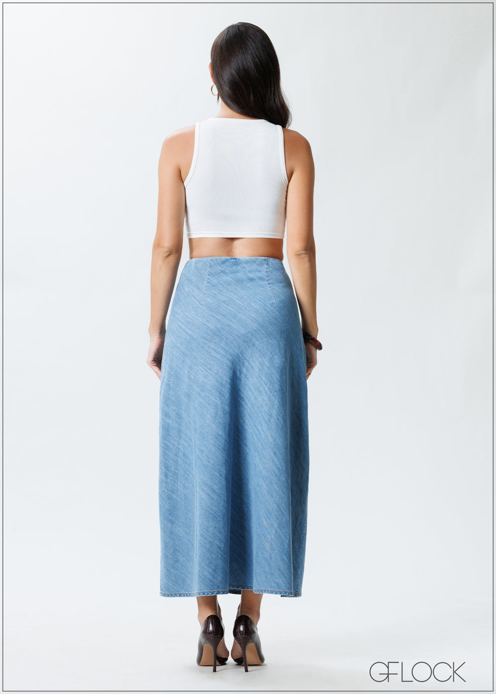 Chambray Skirt - 221125