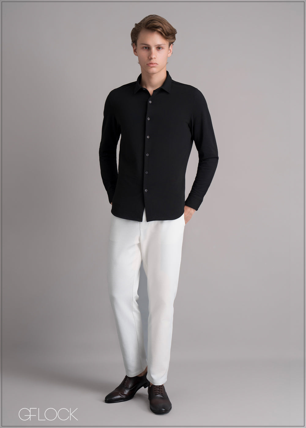 Long Sleeve Polo Shirt - 191223