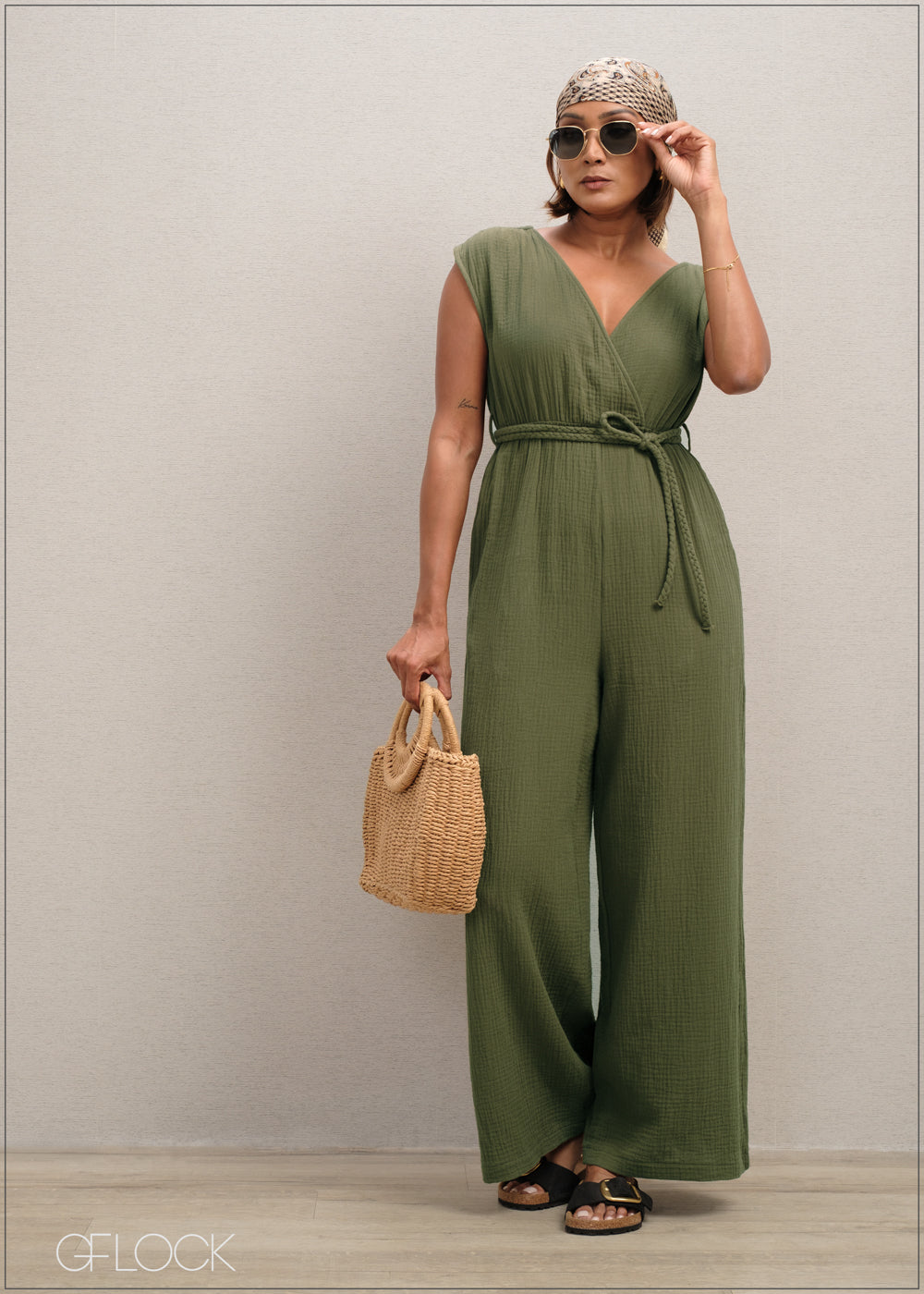Gauze Jumpsuit - 300625