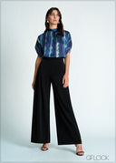 High Waist Overlap Detail Pant - 170726