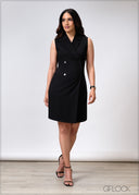 Blazer Collar Dress - 020625