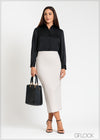 Long Pencil Skirt - 181124