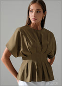 Pleated Top - 240826