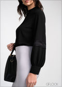 Lace Trim Top - 310325