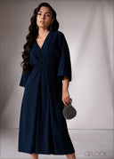 Wrap Detail Kimono Dress - 151026