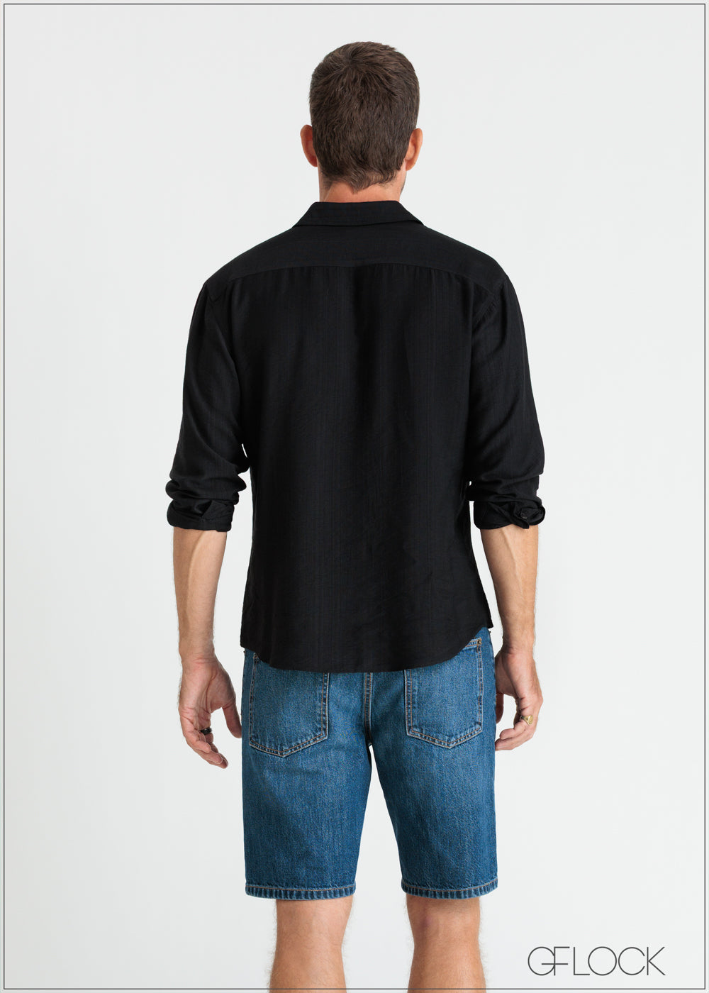 Mid Blue Denim Short - 250625