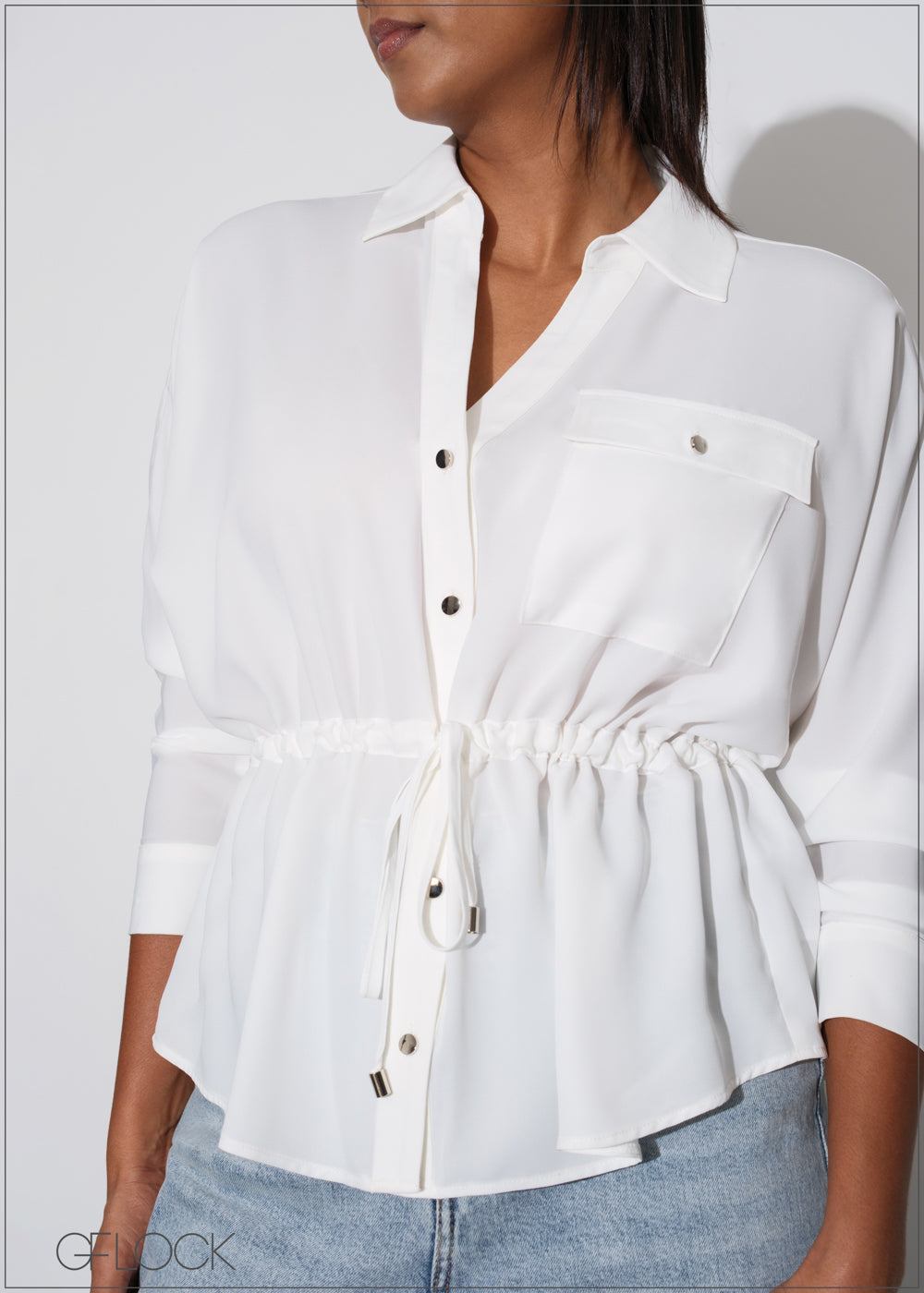 Pocket Detailed Long Sleeve Top - 070725