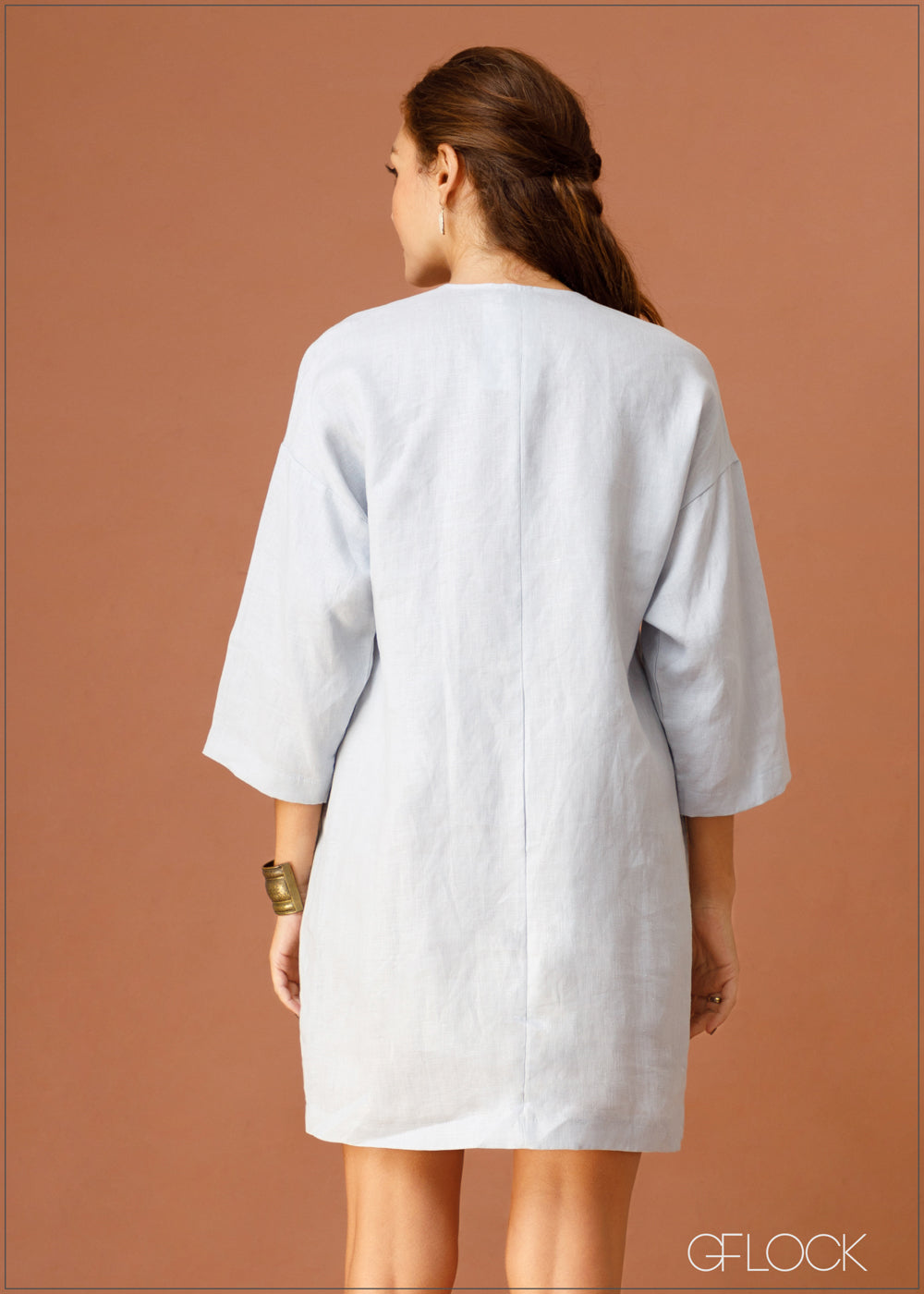 Three Quarter Sleeve Dress - 021023