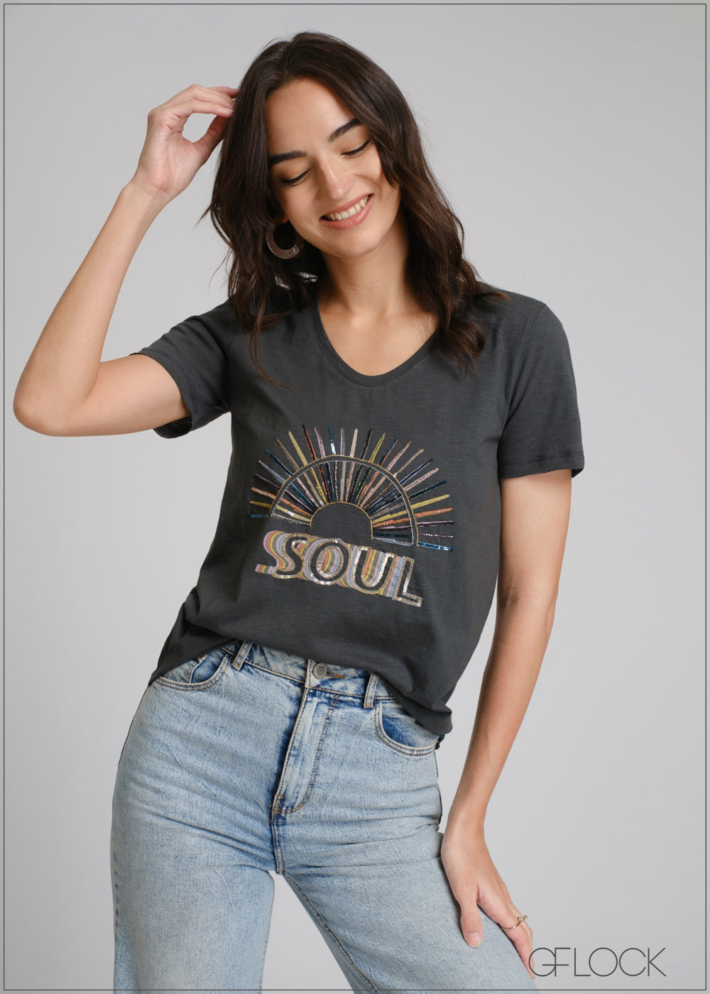 Embellishment T-Shirt - 250425