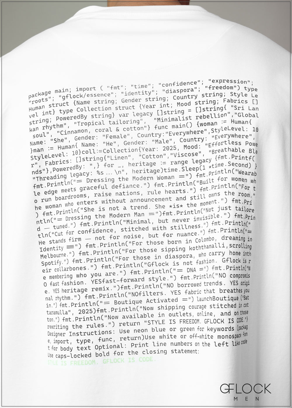 Printed Oversize T-Shirt - 230126