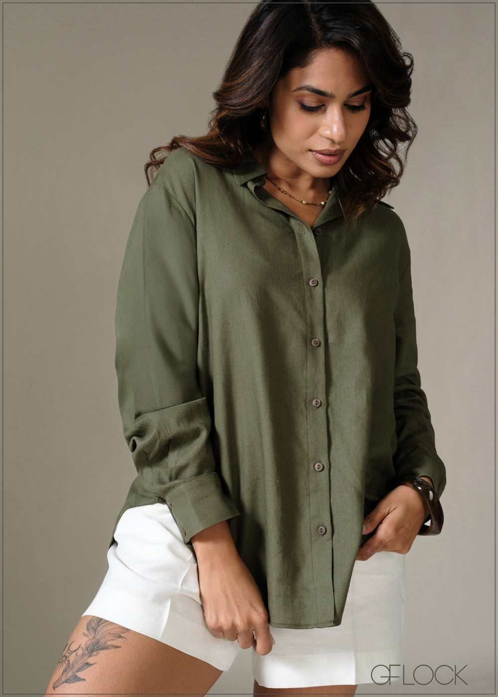 Linen Basic Shirt - 281225
