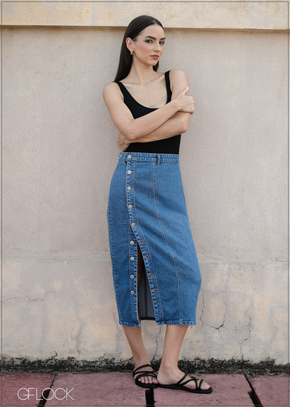 Denim Skirt - 090425
