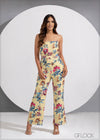 Sleeveless Straight Leg Jumpsuit - 190523