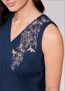 Slit Detail Dress - 300425