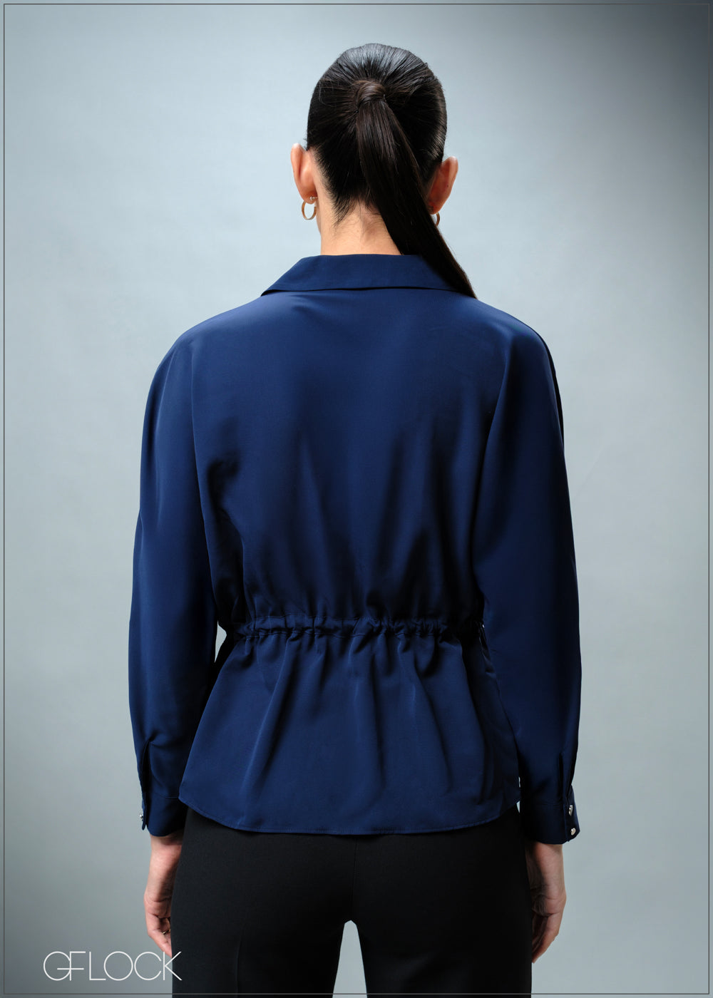 Pocket Detailed Long Sleeve Top - 070725