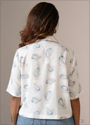 Printed Crop Shirt - 121026