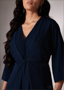 Wrap Detail Kimono Dress - 151026