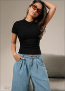 Basic Rib Top - 100925