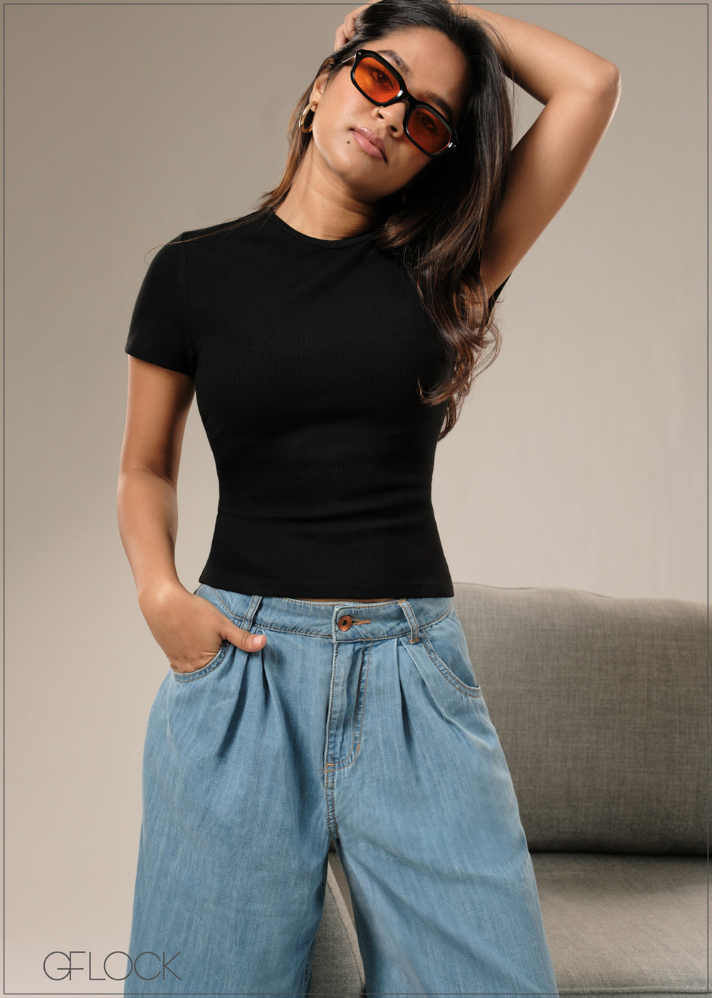 Basic Rib Top - 100925