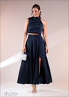 High Waist Maxi Skirt - 211224