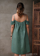 Lace Detail Mini Dress - 070425