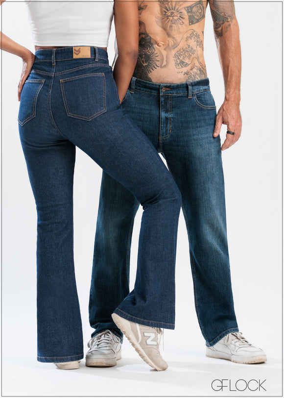 Straight Leg Jeans - Long Length - 250625