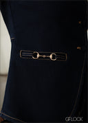 Sleeveless Button Denim Top - 141225