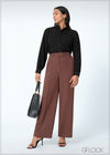 Top With Lace Trim - 200625