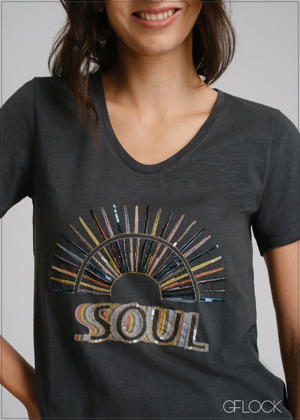 Embellishment T-Shirt - 250425