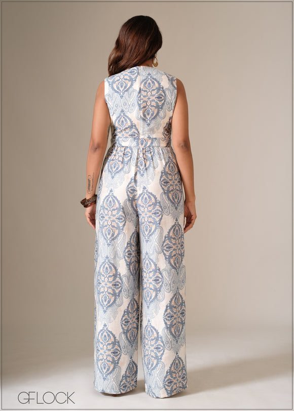 Printed Jumpsuit - 090126