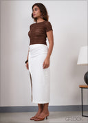 Lace Crop Top - 280826
