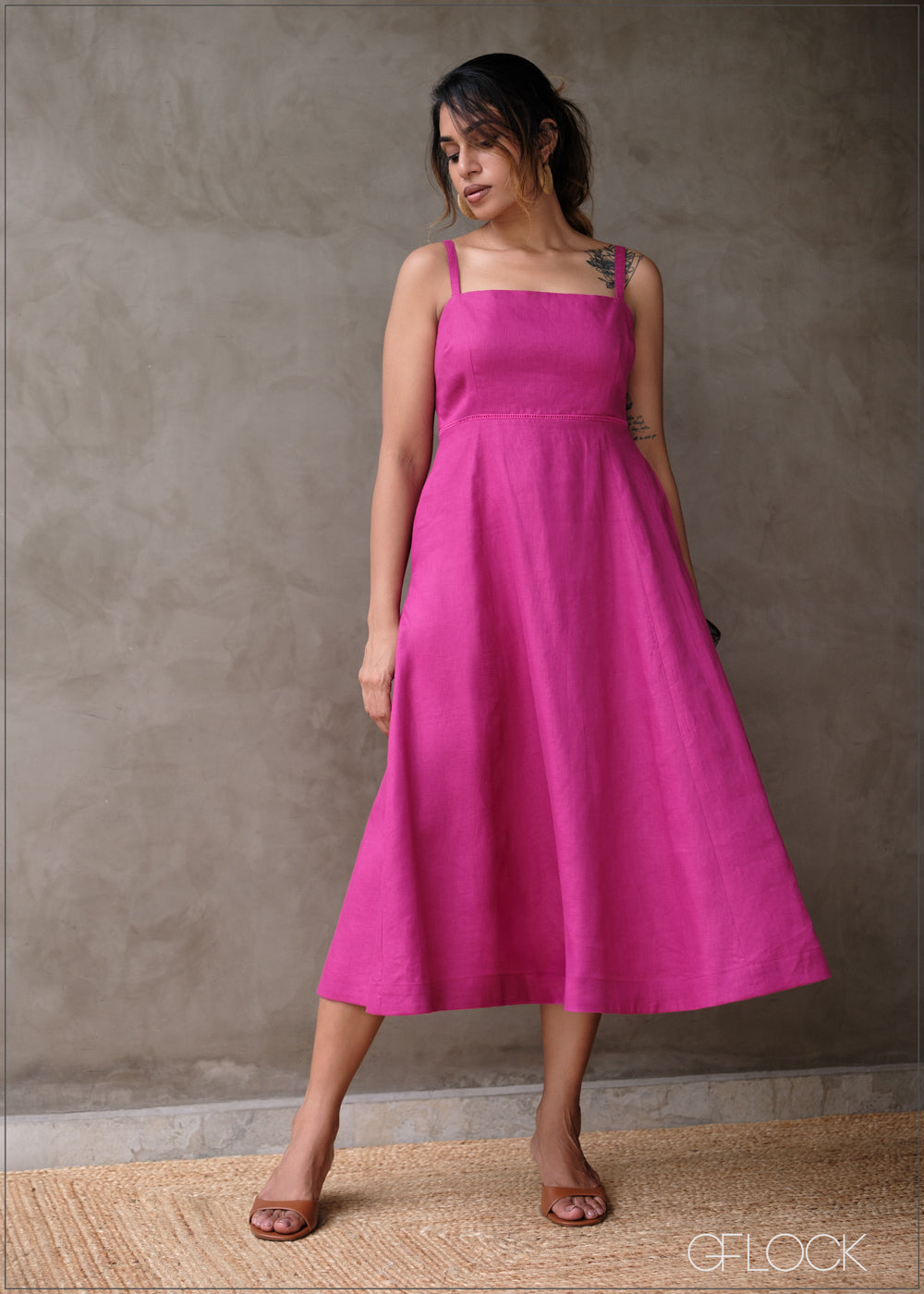 Lace Detailed Dress - 131025