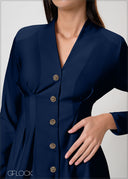 Long Sleeve Blazer Dress - 230926W
