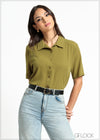 Short Sleeve Basic Shirt - 100325