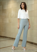 High Waist Bootleg Pant- Short Length - 270923