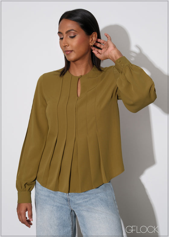 Pleated Top - 070725