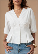 Puff Sleeve Top - 140926