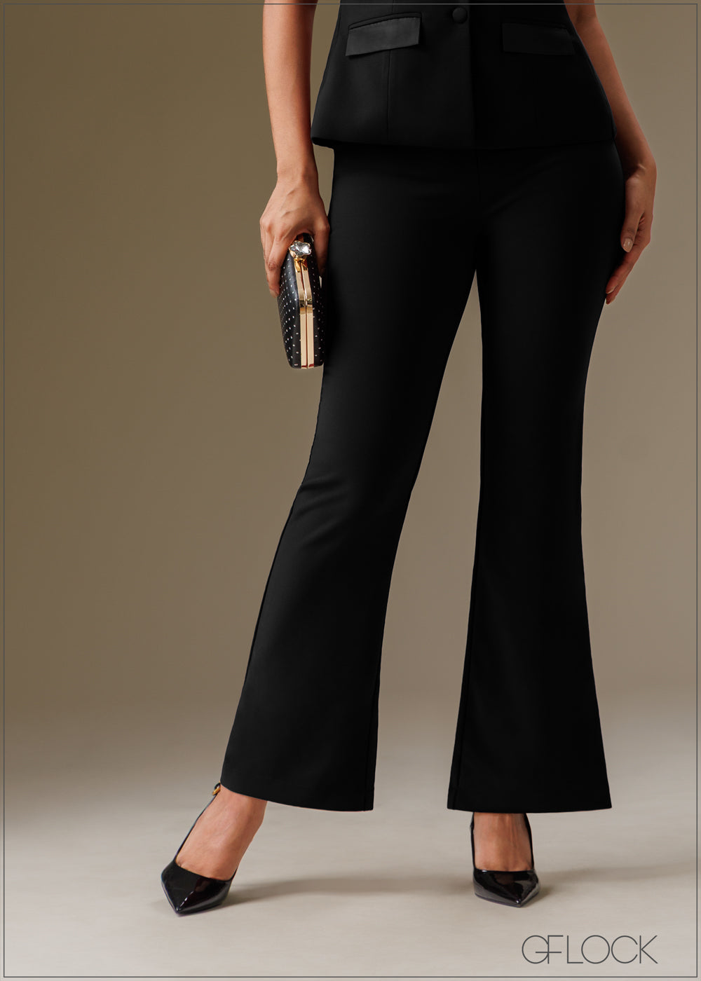 High Waist Bootleg Pant - 121225