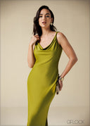 Cowl Neck Slip Maxi Dress - 250725