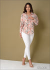 Printed Oversized Shirt - 110923