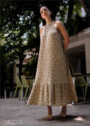 Halter Neck Printed Dress - 280325