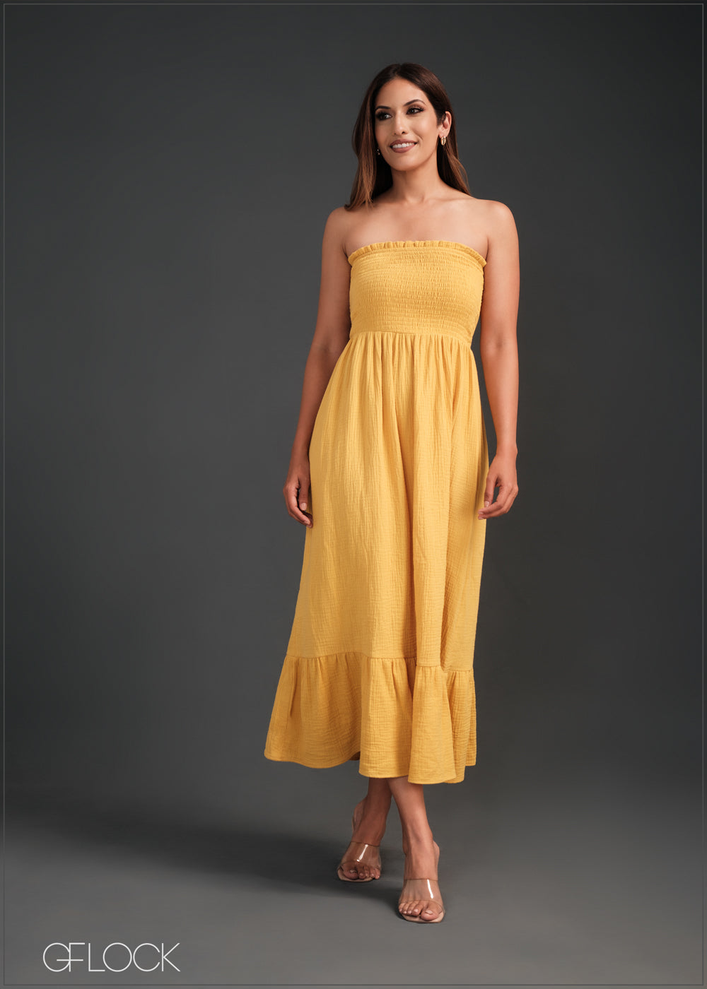 Smocked Detail Dress - 170723