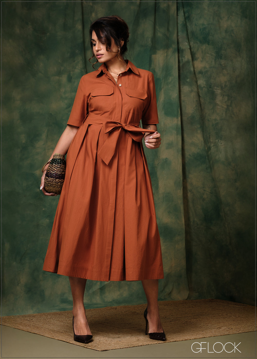 Pocket Detailed Dress - 171225