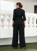 High Waisted Straight Leg Flare Pant - 180823