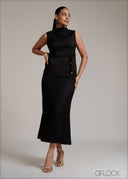 Sleeveless Wrap Top - 311025