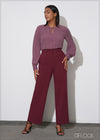 Straight Leg Pant With Pockets - 070725