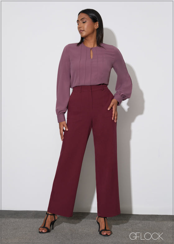 Straight Leg Pant With Pockets - 070725